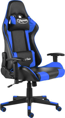 vidaXL 20490 Gaming Chair with Adjustable Arms Blue