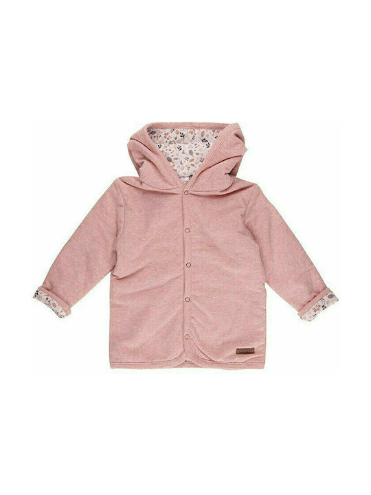 Little Dutch Kids Casual Jacket short Hooded Pink "Spring Flowers"