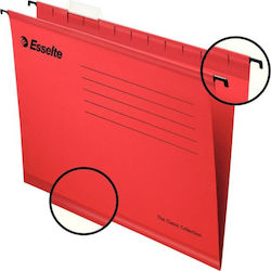 Leitz Folder Hanging for Paper A4 Red Fullscap Esselte