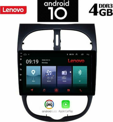 Lenovo SSX9880 (9inc) Ηχοσύστημα Αυτοκινήτου για Peugeot 206 (Bluetooth/USB/AUX/WiFi/GPS) με Οθόνη 10.1"