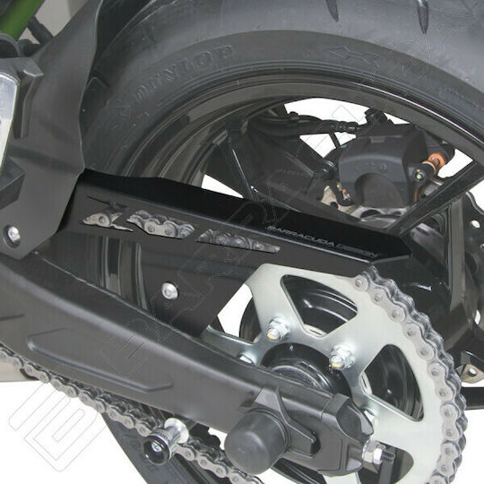 Barracuda Motorcycle Chain Guard for Kawasaki Z 650 2017-2020 Black