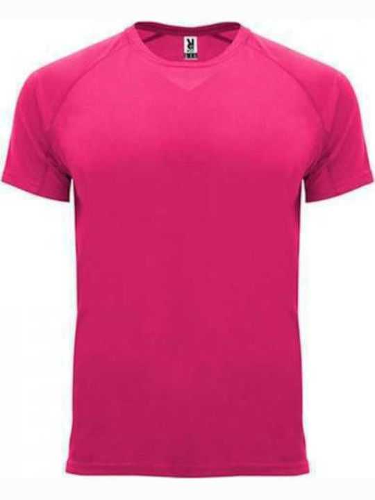 Roly Bahrain Sportliches T-Shirt Fuchsie