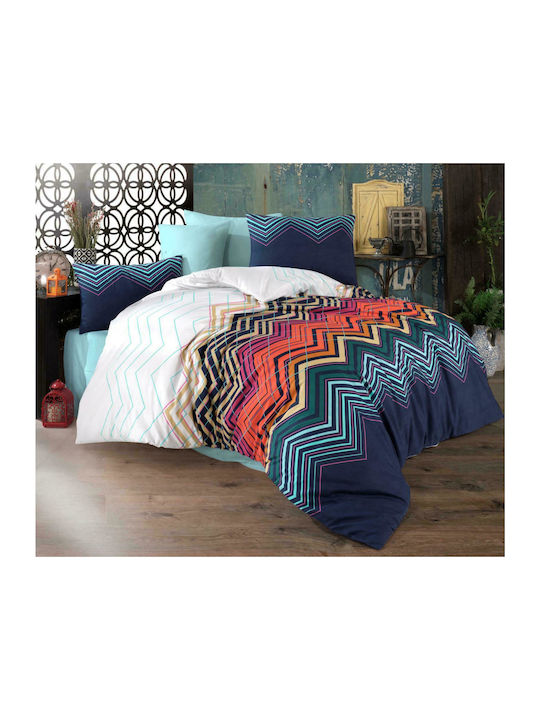 Linea Home Sheet Sets Single 160x240cm. Murano Multicolour 3pcs