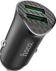 Hoco Car Charger Black Z39 Total Intensity 3A with Ports: 2xUSB