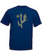 Cactus Summer t-shirt Blue