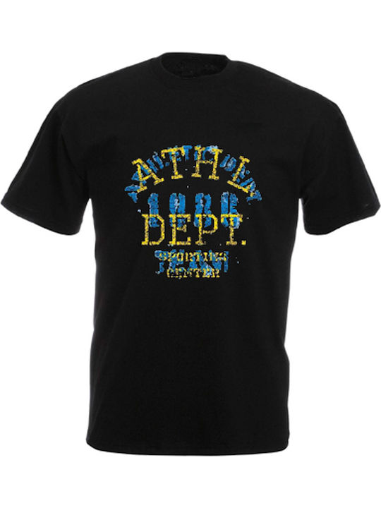 Athletic Dept.t-shirt Μαύρο