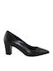 Pumps mit Chunky mittelhohem Absatz Schwarz