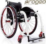 Progeo Ego Wheelchair Folding White/Red