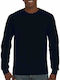 Gildan Men's Long Sleeve Promotional Sweatshirt Navy Blue