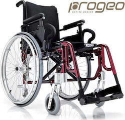 Progeo Basic Light Wheelchair Folding Light Type 51cm Red