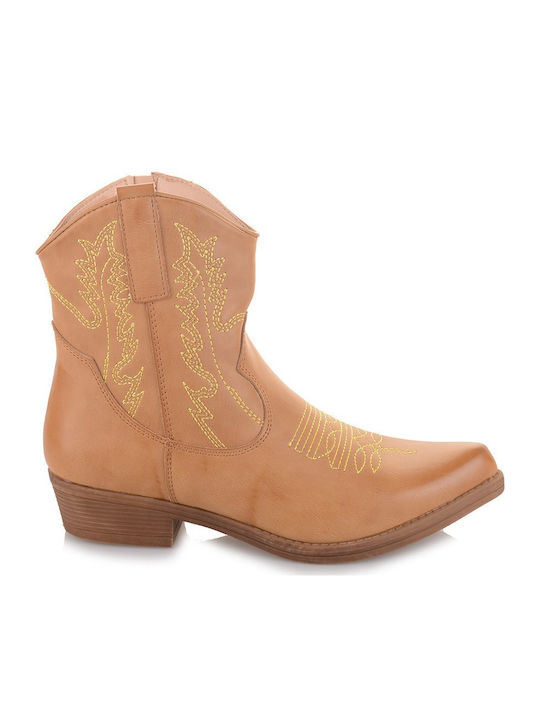 Famous Shoes Women's Cowboy Boots Camel XY70163-CAMEL