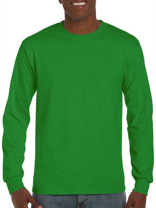 Gildan Men's Long Sleeve Promotional Blouse Green 2400-167