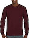 Gildan Werbe-T-Shirt in Burgundisch Farbe