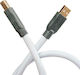 Supra USB 2.0 Cablu USB-A - USB-B Alb 1m