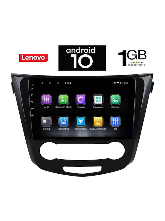 Lenovo Sistem Audio Auto pentru Nissan Qashqai / X-Trail 2014> (Bluetooth/USB/AUX/WiFi/GPS/Partitură) cu Ecran Tactil 10.1" IQ-AN X5868_GPS