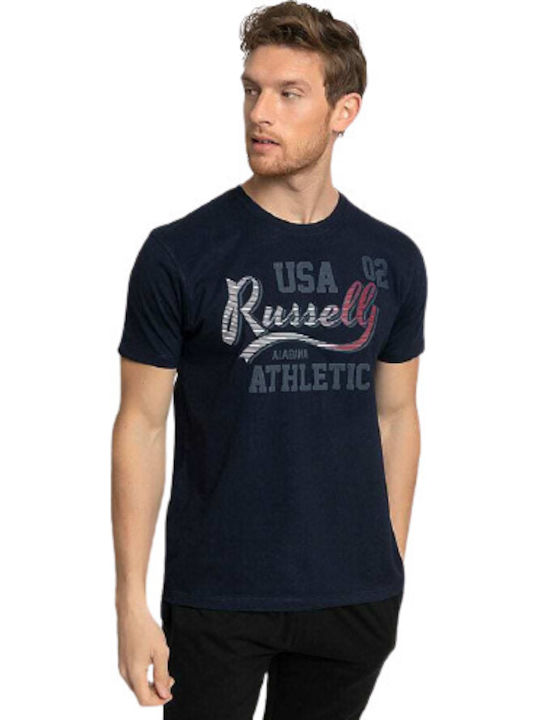 Russell Athletic Alabama Tricou pentru bărbați cu mâneci scurte Negru