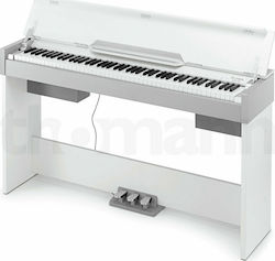 Thomann Ηλεκτρικό Όρθιο Πιάνο DP-33 Set με 88 Βαρυκεντρισμένα Πλήκτρα Ενσωματωμένα Ηχεία και Σύνδεση με Ακουστικά και Υπολογιστή White