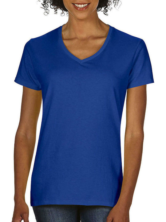 Gildan Werbe-T-Shirt in Blau Farbe