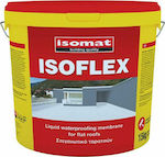 Isomat Isoflex Ελαστομερές Ακρυλικό Επαλειφόμενο Στεγανωτικό 25kg Λευκό