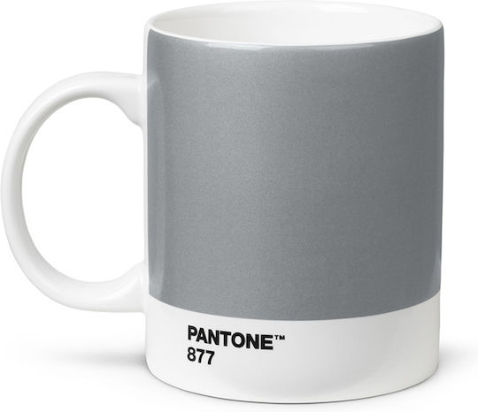 Pantone Lifestyle Becher aus Porzellan Silver 375ml