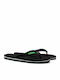 Benetton Men's Flip Flops Black