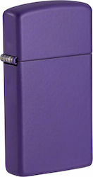 Zippo Slim Αντιανεμικός Αναπτήρας Φλόγας σε Μωβ...