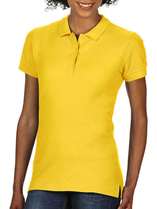 Gildan Women's Short Sleeve Promotional Blouse Yellow