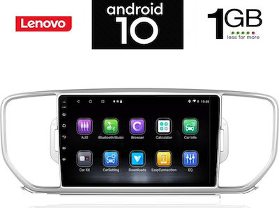Lenovo Car-Audiosystem für Kia Sportage (Bluetooth/USB/AUX/WiFi/GPS) mit Touchscreen 9" IQ-AN X5828_GPS