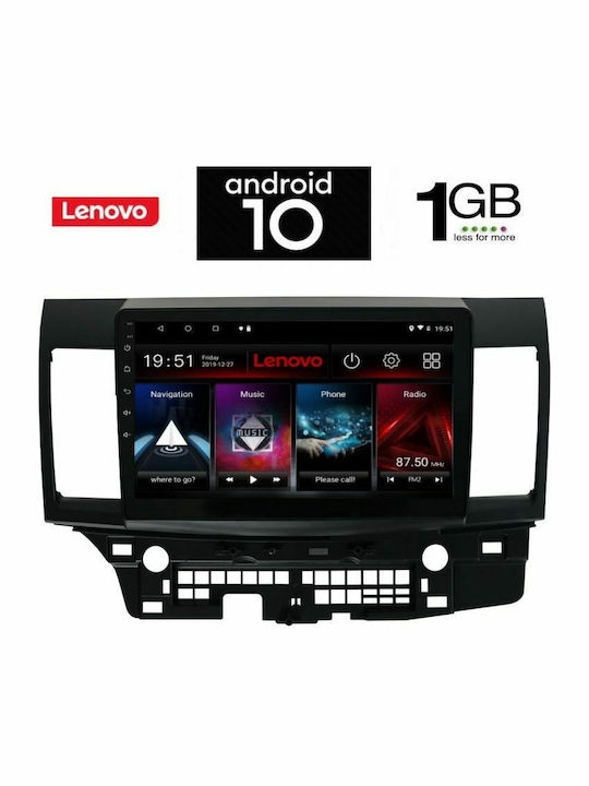 Lenovo IQ-AN X5854 Ηχοσύστημα Αυτοκινήτου για Mitsubishi Lancer (Bluetooth/USB/AUX/WiFi/GPS) με Οθόνη Αφής 10.1"