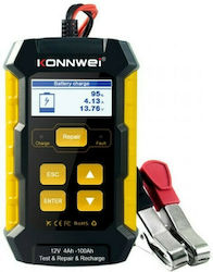 Konnwei KW510 Ψηφιακό Battery Tester με Κροκοδειλάκια 12V