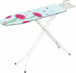 Gimi Classic Foldable Ironing Board for Steam Iron Gerberas 132x33x90cm