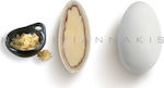 Χατζηγιαννάκης Κουφέτα Αμυγδάλου Choco Almond σε Σχήμα Κλασικό με Γεύση Μαστίχα Λευκό Ματ 100gr
