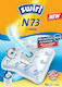 Swirl N73 Vacuum Cleaner Bags 4pcs Compatible with Nilfisk Vacuum Cleaners