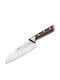 Boker Forge Wood Knife Santoku from Stainless Steel 16cm