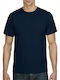 Gildan Werbe-T-Shirt in Marineblau Farbe