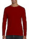 Gildan Men's Long Sleeve Promotional Blouse Red 64400-040