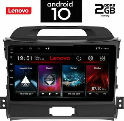 Lenovo Car-Audiosystem für Kia Sportage 2010-2015 (Bluetooth/USB/AUX/WiFi/GPS) mit Touchscreen 9" IQ-AN X6827_GPS