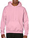 Gildan Werbe-Hoodie in Rosa Farbe