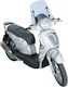 Fabbri Motorcycle Windshield & Windscreen Transparent Visor for Aprilia Scarabeo 2468-LD