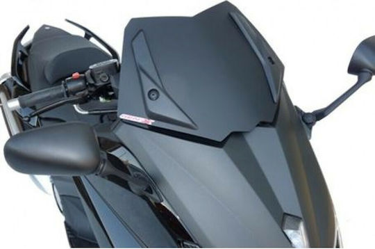 Fabbri Motorcycle Windshield & Windscreen Tinted Visor for Yamaha T-Max 530 Gen-X Black Matt 2012-2016 YX136/XDX