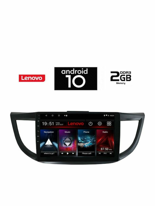 Lenovo Car-Audiosystem für Honda CR-V (Compact Recreational Vehicle) (Bluetooth/USB/AUX/WiFi/GPS) mit Touchscreen 10.1" IQ-AN X6778_GPS
