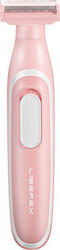 Liberex Womens Shaver Body Electric Shaver with Batteries Pink