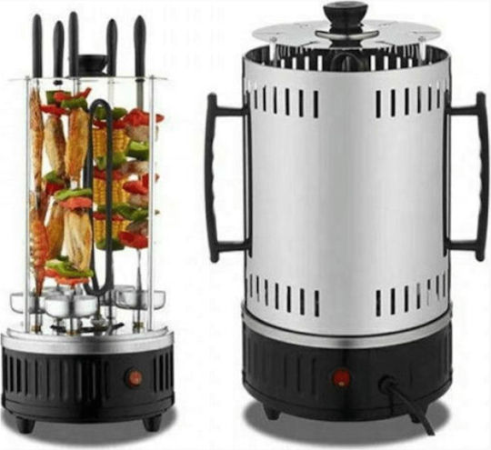 Sokany Tabletop Vertical Spit Aluminium Grill 1000W Inox 38.5cmx18cmcm