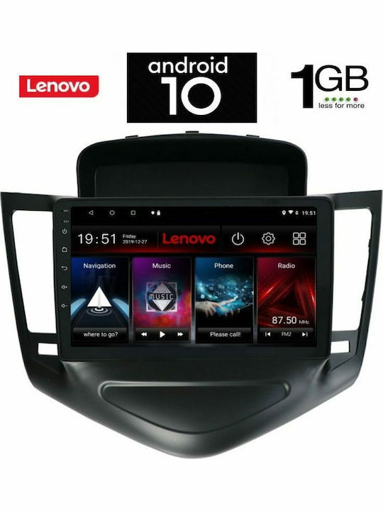 Lenovo Sistem Audio Auto pentru Chevrolet Cruze 2008-2012 (Bluetooth/USB/AUX/WiFi/GPS) cu Ecran Tactil 9" IQ-AN X5725_GPS