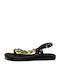 Ragazza Women's Flat Sandals in Black Color