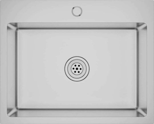 vidaXL 51512 Drop-In Inox Μ59xΠ44cm Silver vidaXL 51512 Drop-In Inox Μ59xΠ44cm Silver