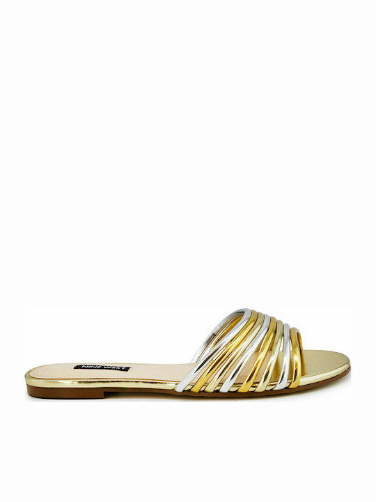 Nine West Links3 Σανδάλια Χρυσά
