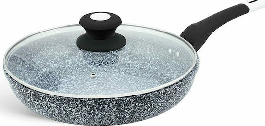 Edenberg Pan With Lid made of Aluminum with Stone Coating 18cm