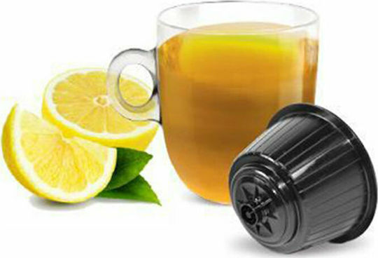 Tiziano Bonini Kapseln Tee Zenzero Limone Kompatibel mit Maschine Dolce Gusto 16Mützen