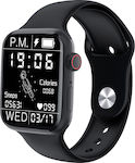 HW22 44mm Smartwatch mit Pulsmesser (Schwarz)